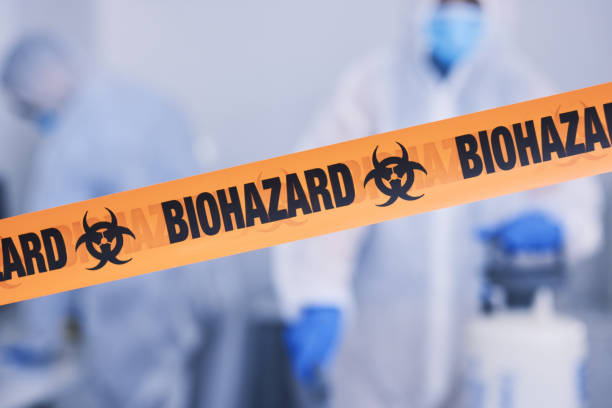 Professional Blood Cleanup technician working in Hamilton, WA